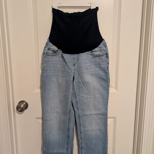 Motherhood Maternity Blue Boyfriend Jeans